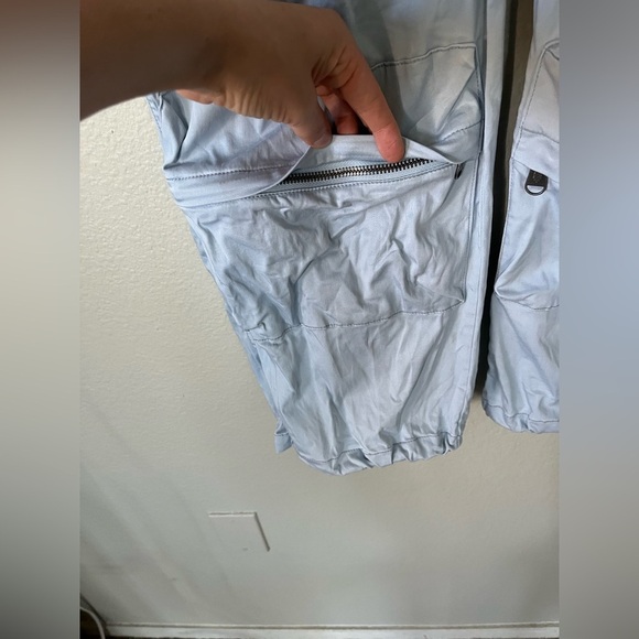 Free People Movement Light Blue Moto Cargo Pants with Pockets Women’s Size XS - Picture 8 of 16